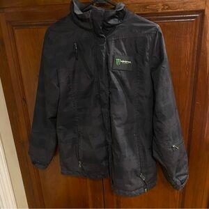 Monster Energy Sherpa Lined Parka Jacket Men Med